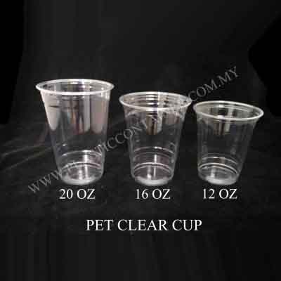 pet clear cup