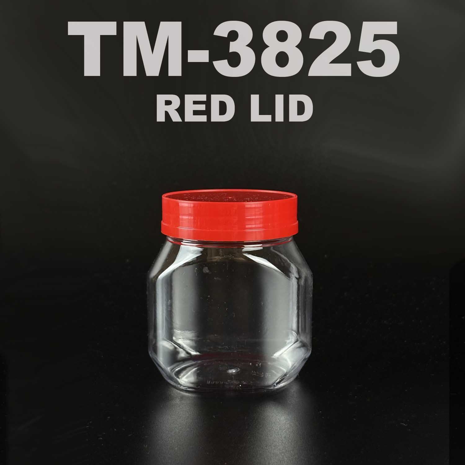 pet bottle 250ml with red lid