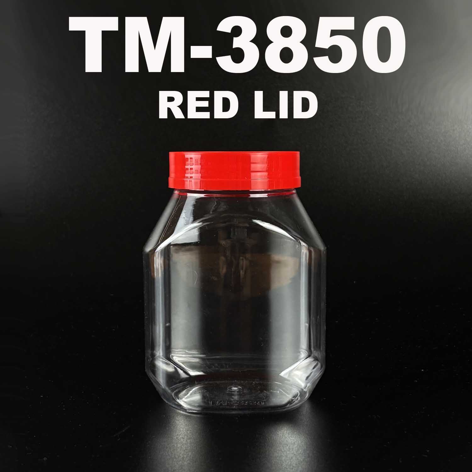 pet bottle 500ml with red lid