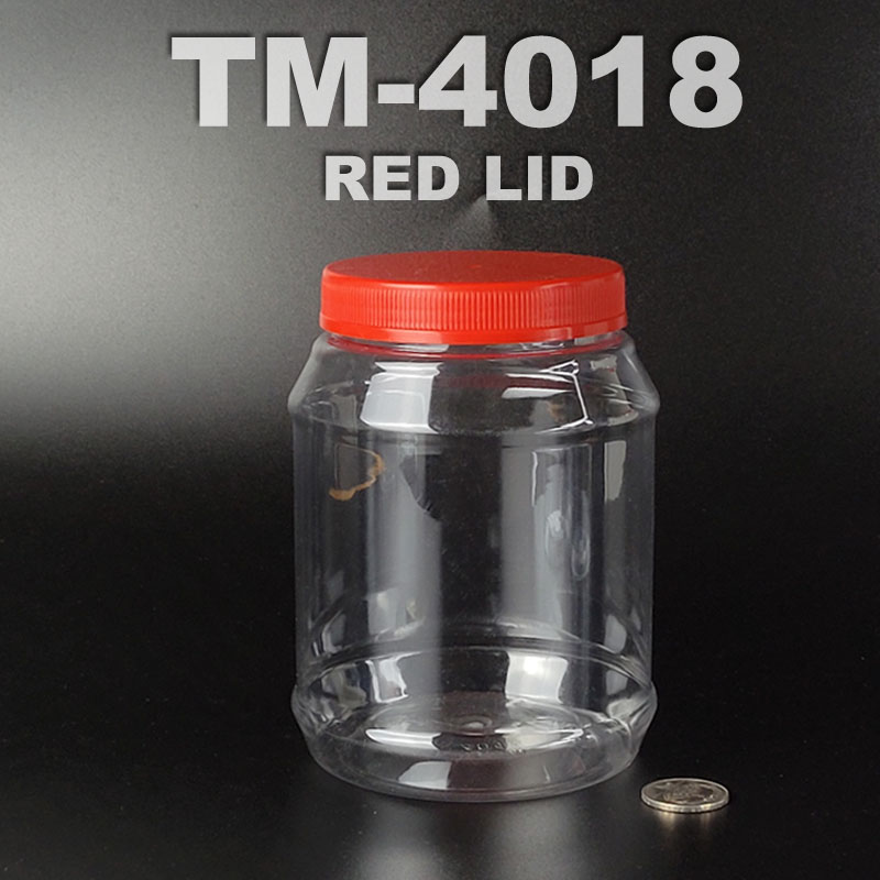pet bottle 1500ml with RED lid