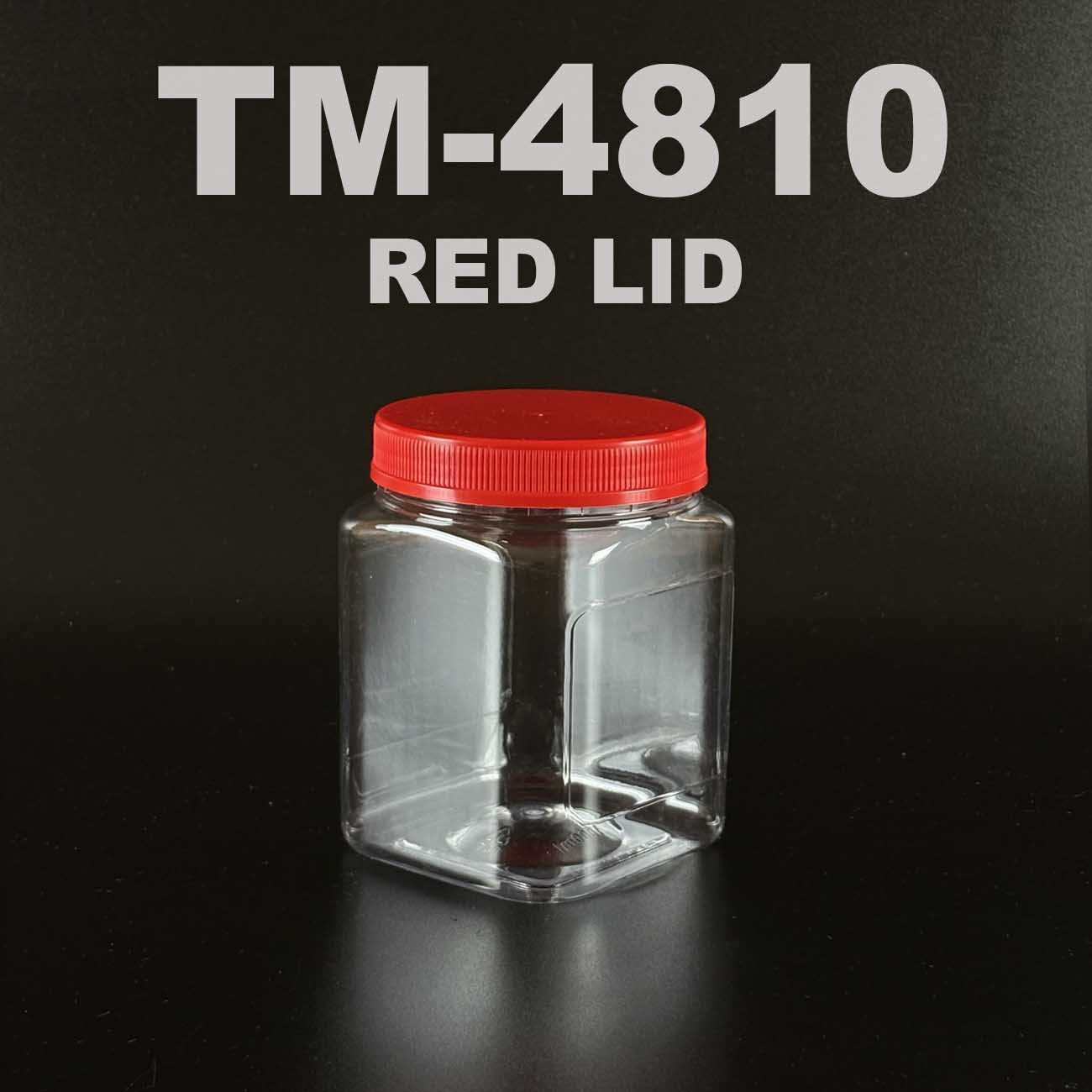 pet bottle 1000ml with red lid